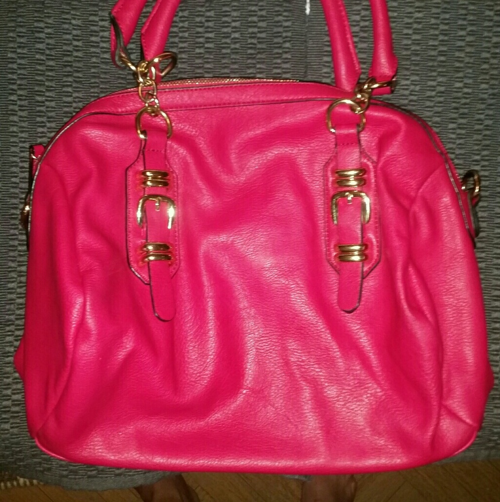Charming Charlie Pink satchel bag